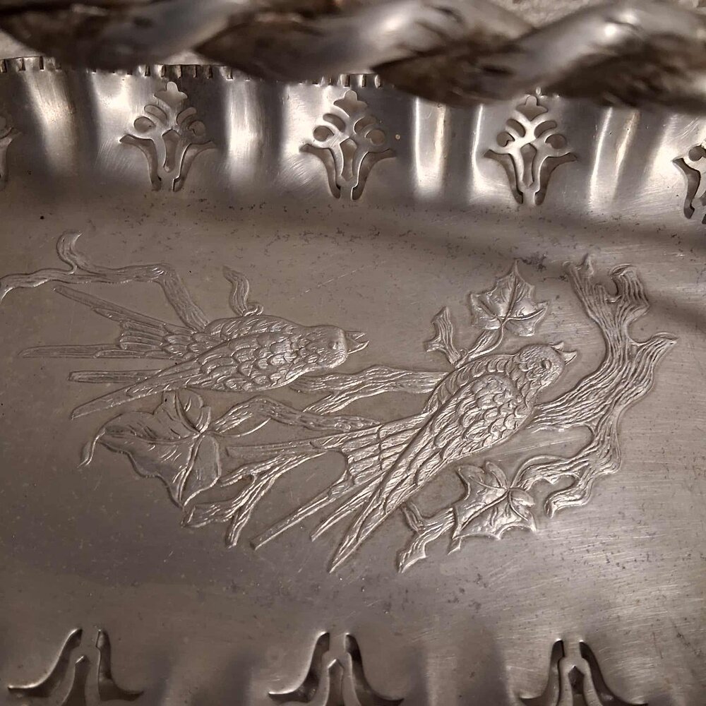 BIRD TRAY-METAL/TIN - Picture 2 of 5